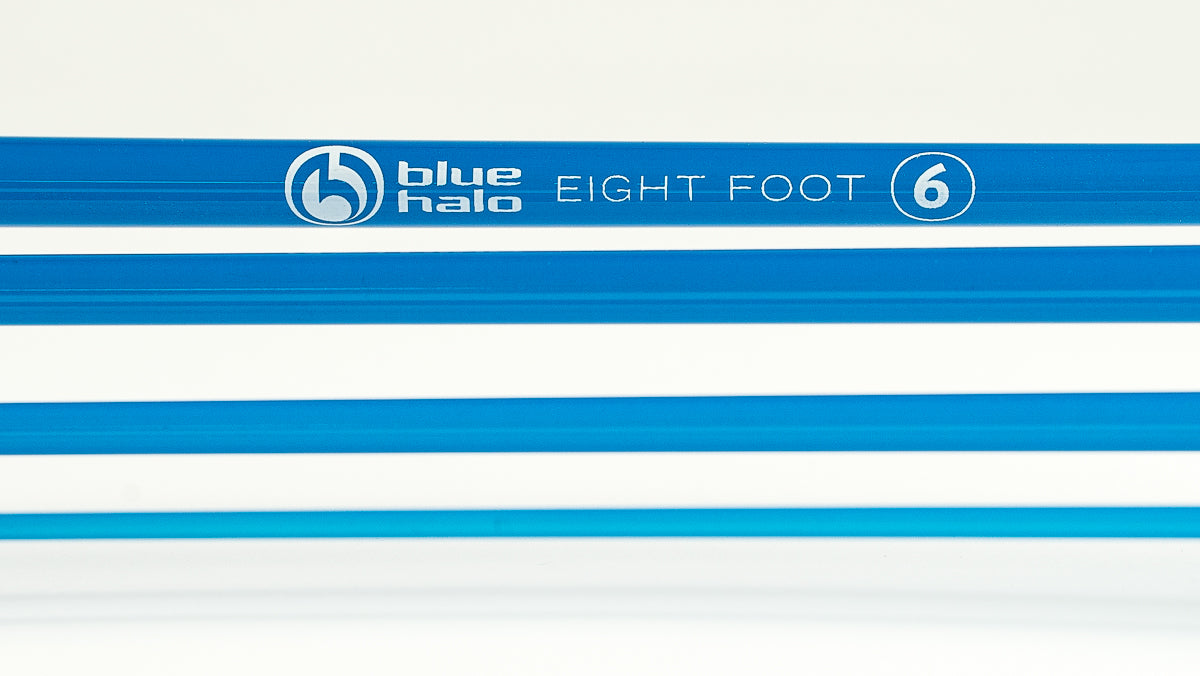 Blue Halo Fiberglass Cappuccino Fly Fishing Rod 8 Ft-5 WT Rod Sock