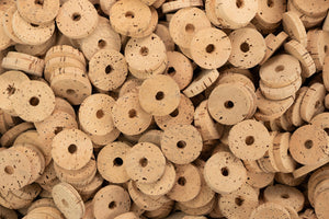 Cork Rings 12 Leaf Layer Burl, 1 1/4 X 1/2 X 1/4, Excellent Quality Cork Rings 12 Leaf Layer Burl, 1 1/4 X 1/2 X 1/4, Excellent Quality