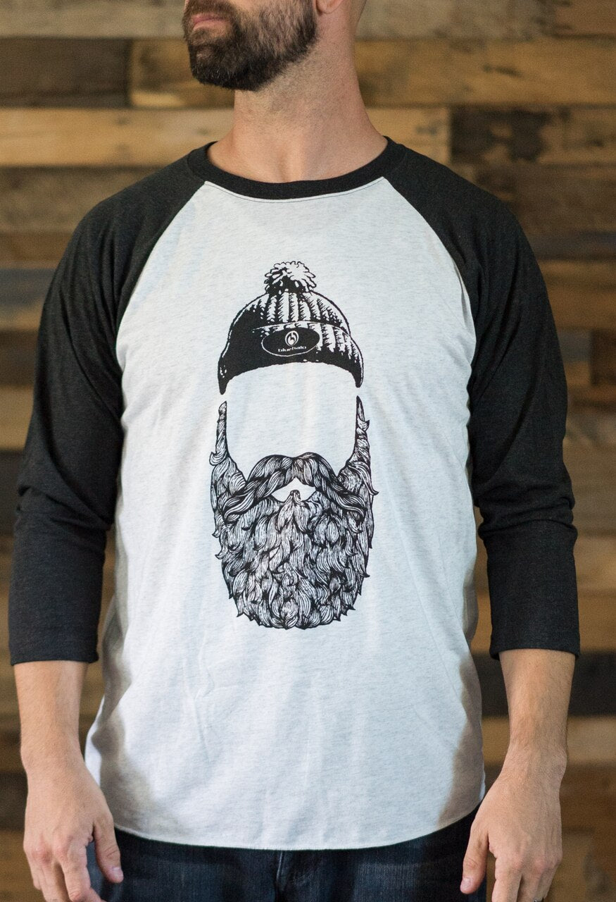 Bearded Man 3/4 Sleeve T-Shirt